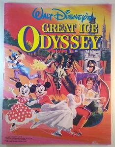 Programa de recuerdos vintage de la Gran Odisea del Hielo de Walt Disney 1982 - Imagen 1 de 7