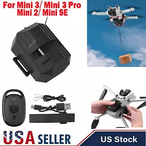 For DJI Mini 2 SE 3 Pro Drone Airdrop Dropper Remote Control Thrower Accessories - Picture 1 of 12