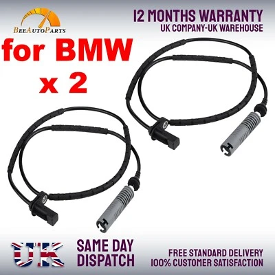 2X for BMW 3  E90 E91 E92 E93 316 318 320i d ABS SPEED SENSOR 2004-2015 REAR - Image 1 of 3