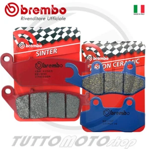PASTIGLIE FRENO BREMBO TRIUMPH STREET TWIN 900 2016 2017 2018 2019 KIT ANT+ POST - Foto 1 di 1