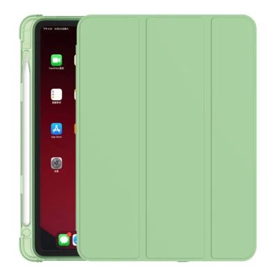 For iPad Pro 11 Air 5/4/3 10th 9th 8th 7th PU Smart Case Stand with Pencil Slot - Image 1 of 4