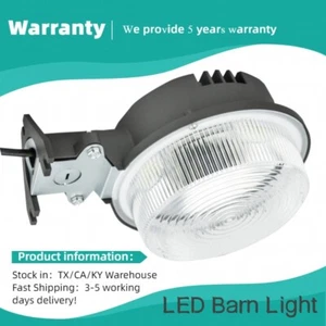 LED Barn Light 75W, 100-277VAC Outdoor Lights for Yard, Garage,Street,Warehouse - Picture 1 of 19