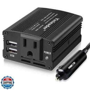 Yinleader 200W Auto Wechselrichter DC 12V auf 110V AC KFZ Steckdose Adapter mit D - Bild 1 von 5