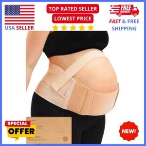 2-in-1 Pregnancy Support Belt: Maternity Belly Band, Ivory, Belly Support - Picture 1 of 10