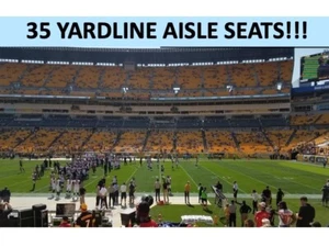 2 TICKETS PITT PANTHERS vs CENTRAL MICHIGAN 9/6 - LOWER SIDELINE AISLE!!! - Picture 1 of 1