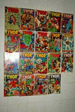 THOR SILVER AGE LOT 19 BOOKS # 154 155 159 161 162 163 164 166 167 169 170 171
