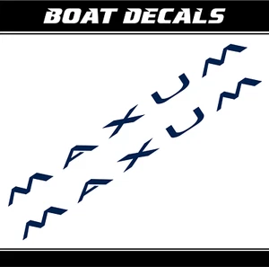Pegatina Maxum 200cm boat sticker set XXL barco repuesto calcomanía marina vinilo ORACAL - Imagen 1 de 10