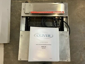 OLIVER MINI SUPREME TABLE TOP BREAD SLICER, MODEL 709, 115v, WE SHIP! - Picture 1 of 7