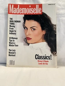 MADEMOISELLE MAGAZINE FEBRUARY 1992 MAGALI AMADEI NO LABEL VINTAGE WOMEN FASHION - Picture 1 of 2