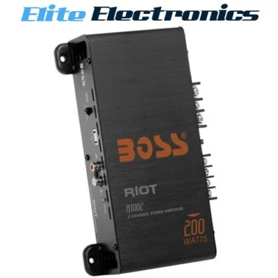 Boss Audio R1002 2-Channel 200W Class A/B Amplifier - Image 1 of 3