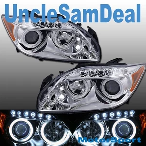 PARA 05-07 SCION TC DOBLE LED X-BRIGHT HALO LLANTAS PROYECTOR TRANSPARENTE PAR DE FAROS - Imagen 1 de 2