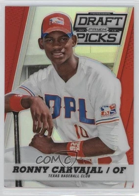 2013 Panini Prizm Perennial Draft Picks Red Prizm /100 Ronny Carvajal #53 - Image 1 of 2