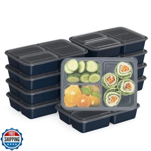 Bentgo Prep - 20-Piece 3-Compartment Reusable Meal Prep Containers with Lids, - Picture 1 of 5