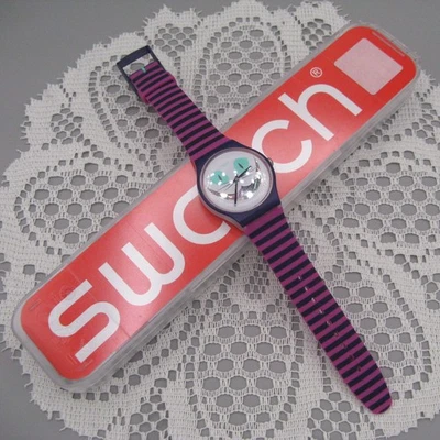 Reloj Swatch CAT ME UP SUOW125 Cheshire Cat New Gent De Colección 2016 Unisex Con Estuche Foto 1 de 4