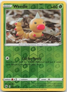 Weedle 002/073 Reverse Holo Champion's Path Pokemon Card NM - Picture 1 of 1