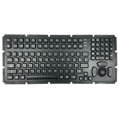 GETT InduKey KG13218 Silicone Industrial Keyboard Keypad TGK-113-MB-PAD-BLACK-US - Image 1 of 4