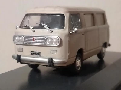 FIAT 850T FAMILIARE 1965 4 FARI 1/43 PEZZO UNICO ARTIGIANALE FURGONE 850 CHIUSO - Immagine 1 di 4