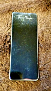 THIERRY MUGLER KLEINE CHROM METALL PLAKETTE / TELLER - SEHR SELTENES SAMMLERSTÜCK ** - Bild 1 von 6