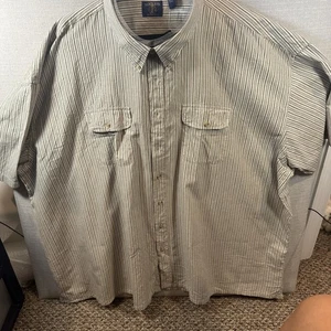 Salmon River Traders Größe 6XLT Herren Button Down Kurzarm Neu mit Etikett - Bild 1 von 7