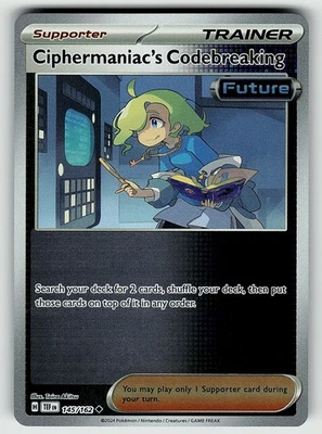 Ciphermaniac's Codebreaking - SV05: Temporal Forces Uncommon 145/162 Normal - Image 1 of 2