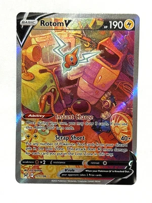 Pokémon TCG Rotom V 177/196 UR Alternate Art Sword & Shield Lost Origin Sword - Image 1 of 2