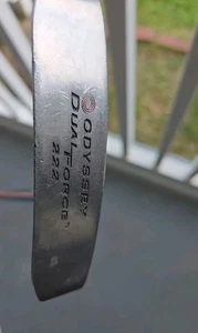 Odyssey Dual Force 222 Blade Putter Golfschläger Ferse Shafted Stahlschaft RH 35" - Bild 1 von 5
