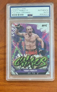 Paddy Pimblett Signed Autographed Finest Chaos Insert UFC Card PSA/DNA COA - Picture 1 of 2