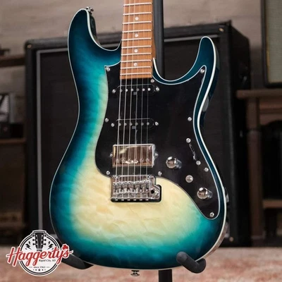 Guitarra eléctrica Ibanez AZ24P1QMDOB - Deep Ocean Blonde Foto 1 de 4