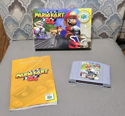 RARO! Mario Kart 64 (Nintendo 64, N64) Completo - CIB - Immagine 1 di 4