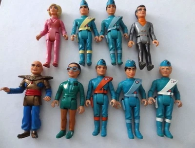 9 Thunderbirds bundle  1992 Matchbox Figures Gerry Anderson - Image 1 of 4