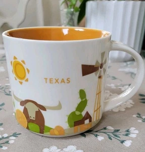 Texas Starbucks You Are Here Collection Multicolor 14 Ounce Coffee Cup Mug - Picture 1 of 4