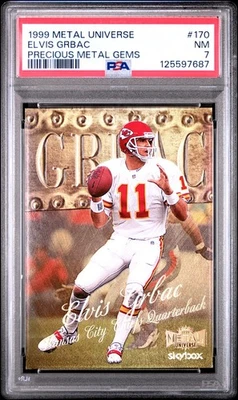 1999 METAL UNIVERSE ELVIS GRBAC 11/50 PRECIOUS METAL GEMS (PMG) #170  PSA 7 - Image 1 of 2