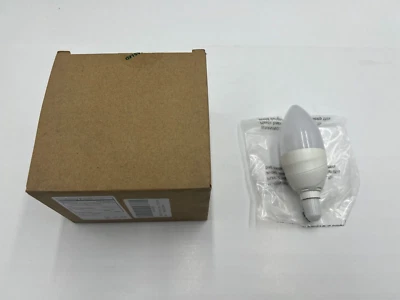 2 BOXES OF 6 LOHAS E12 Base LED Candelabra Light Bulbs 6W 120V 5000K Dimmable - Image 1 of 4