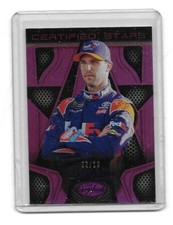2018 Certified Racing NASCAR Certified Stars MIRROR PURPLE Denny Hamlin 2/10 $$$