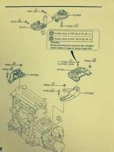 MAZDA OEM 06-10 5 EngineTransaxle Engine Trans Mounting-Side Mount CC2939070 - Bild 1 von 2