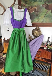 Damen Dirndl 40 Sportalm 3 Tlg.Baumwolle Seide - Bild 1 von 21
