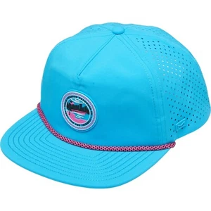 MELIN Hydro Coronado Goteo Sombrero/Gorra Azul Laguna Clásico O/S NUEVO RARO - Imagen 1 de 11