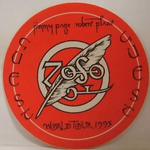 LED ZEPPELIN / ROBERT PLANT / JIMMY PAGE - ORIGINAL TUCHTOUR BACKSTAGE PASS - Bild 1 von 1
