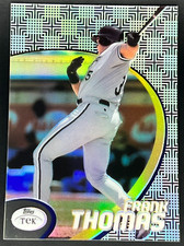 1998 Topps Tek Frank Thomas NM+ Chicago White Sox Card #6 Pattern 40