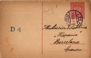 Austria 1910 Papelería Postal de Viena a Barcelona (1248) - Imagen 1 de 2