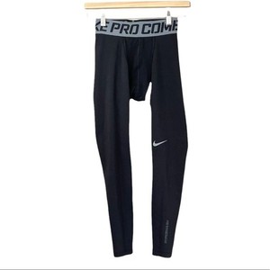 Nike Pro Combat Men Black Activewear 
