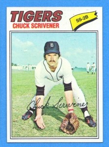 1977 Topps #173 Chuck Scrivener NM+ Tigers