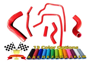 Silicone Radiator &Heater Hose For Subaru Forester SF5 EJ20 Turbo 1998-2002 RED - Picture 1 of 4