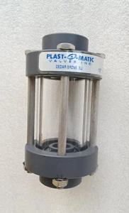 Plast-O-Matic Valves. INC. GX050V-PV  1/2" Pvc Viton Seals - Picture 1 of 6