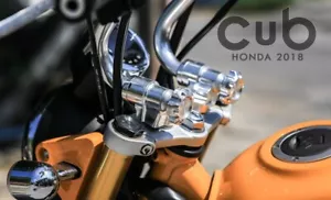 FOR HONDA MONKEY 125 YEAR 2018-2025 HANDLEBARS HAND BAR ADJUSTABLE FOLDABLE - Bild 1 von 7