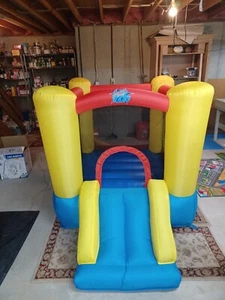 ACTION AIR Castle Bounce House Toddlers w/Blower Indoor/Outdoor - Picture 1 of 6