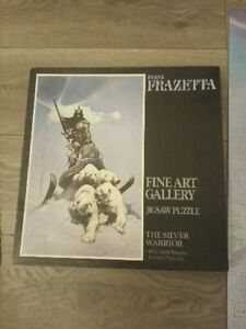 FRANK FRAZETTA THE SILVER WARRIOR FINE ART GALLERY JIGSAW 1972 FRAZETTA (TB6)