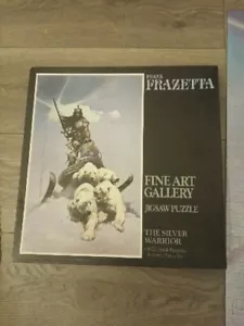 PUZZLE FRANK FRAZETTA IL GUERRIERO D'ARGENTO GALLERIA D'ARTE 1972 STAMPE FRAZETTA - Foto 1 di 8