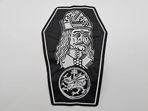 VLAD TEPES ORDER OF THE DRAGON WHITE EMBROIDERED BACK PATCH - Picture 1 of 1