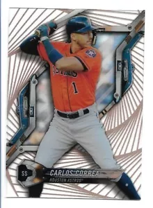 Carlos Correa 2018 Topps High Tek Pattern 4 Galactic Wave #HT-CC Houston Astros - Picture 1 of 2